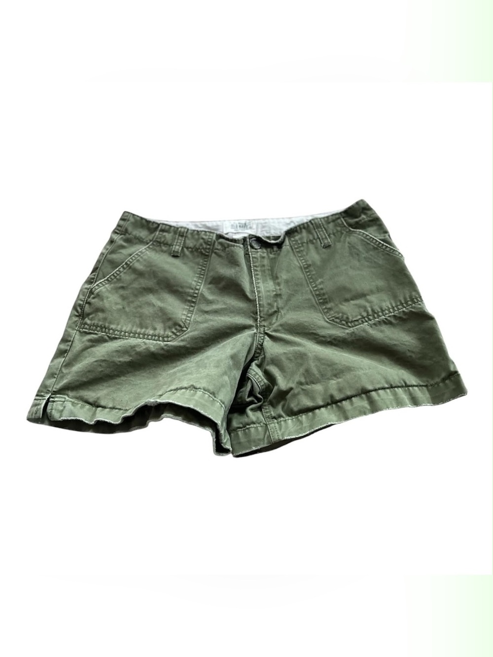 Old Navy Women's Olive Green Casual Utility Shorts
